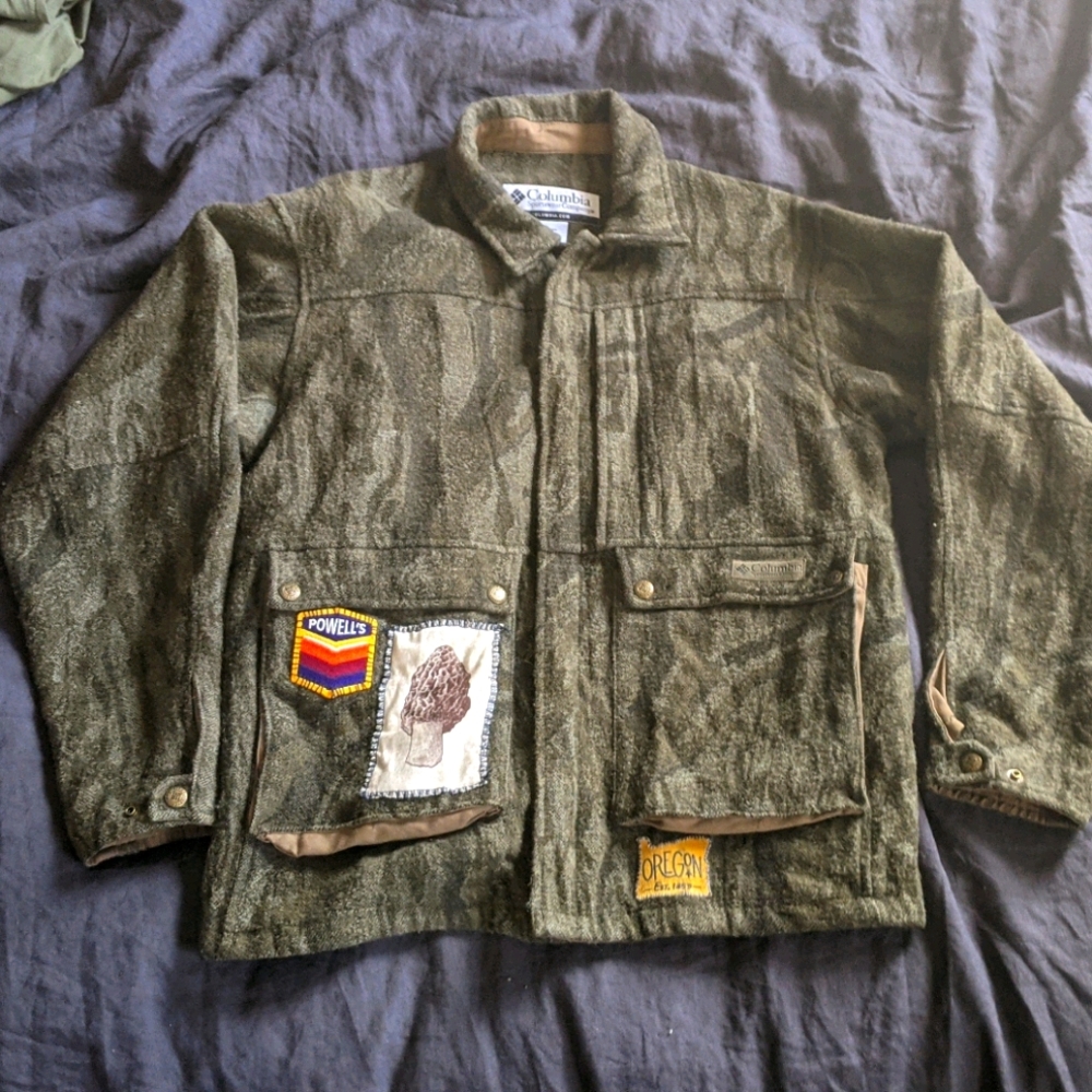 Wool Patched Safari Jacket